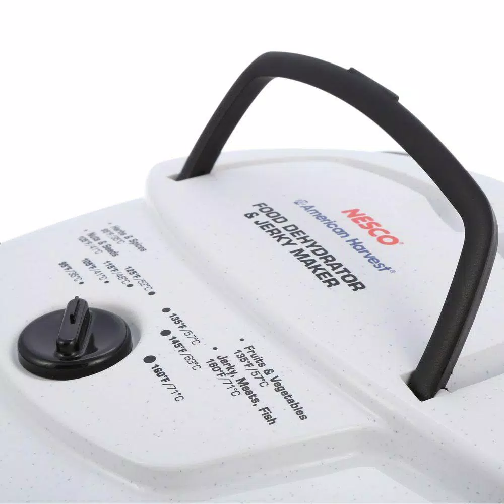 Nesco Square 4-Tray White Food Dehydrator and Jerky Maker, 700W