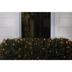 Northlight 4 ft. x 6 ft. Orange LED Net Style Christmas Lights with Green Wire thumbnail 2