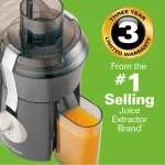 Hamilton Beach Big Mouth Centrifugal Juicer, 825W, 20 oz. Grey thumbnail 4