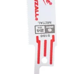 Milwaukee 6 in. 24 TPI Thin Kerf Metal Cutting Reciprocating Saw Blades, Bi-Metal (5 Pack) thumbnail 3