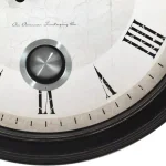 FirsTime Adair 24 in. Round Wall Clock with Pendulum - Oil Rubbed Bronze thumbnail 3