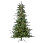 Sterling 9 ft. LED Natural Cut Portland Pine Artificial Christmas Tree with Color Changing Lights thumbnail 1