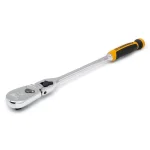 GEARWRENCH 1/2 in. Drive 90-Tooth Locking Flex Head Teardrop Ratchet thumbnail 1
