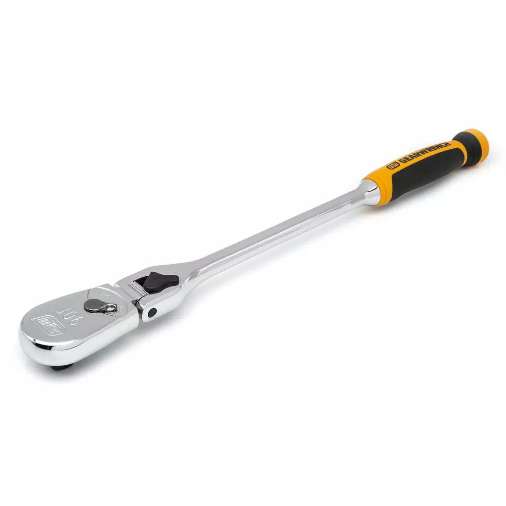GEARWRENCH 1/2 in. Drive 90-Tooth Locking Flex Head Teardrop Ratchet