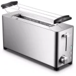 Caso Design 4-Slice Stainless Steel Wide Slot Toaster with Bun Warmer thumbnail 3