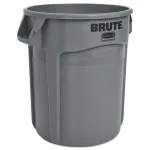 Rubbermaid Commercial Products 20 Gallon Gray Plastic Round Brute Trash Can, Heavy Duty Commercial Waste Container thumbnail 1
