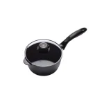 Swiss Diamond Classic Series 2.2 Qt. Cast Aluminum Nonstick Saucepan with Glass Lid, Gray thumbnail 1
