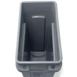 Rubbermaid Commercial Products Slim Jim 23 Gallon Gray Vented Resin Trash Can thumbnail 2