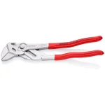 KNIPEX 10 in. Angled Pliers Wrench with Push Button Adjustment thumbnail 1