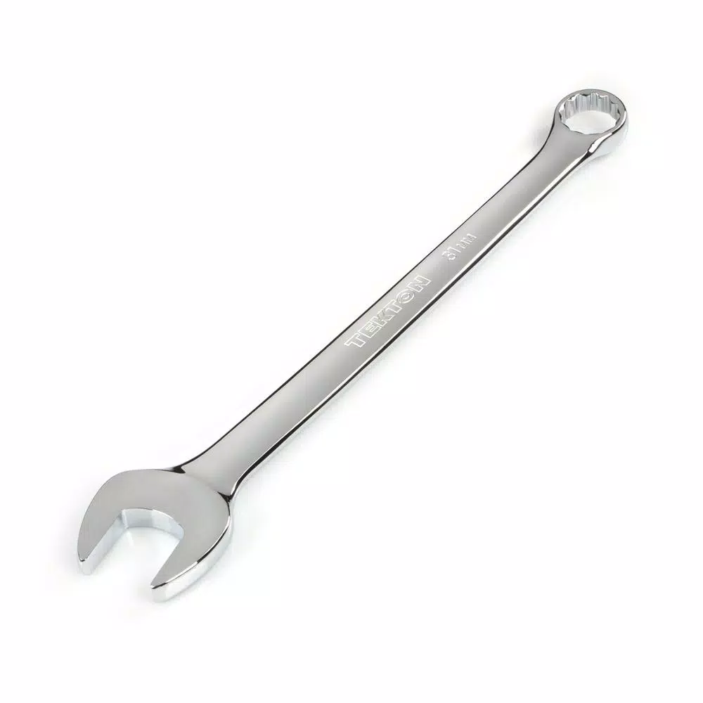 TEKTON 31 mm Combination Wrench, 12-Point Box End, Metric