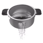 Ozeri 6-Piece Stainless Steel Induction Cookware Set with Patent-Pending Hands-Free Straining Glass Lids thumbnail 9