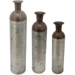 FirsTime & Co. Barnyard Lane Galvanized Metal Floor Vase Set of 3 thumbnail 2