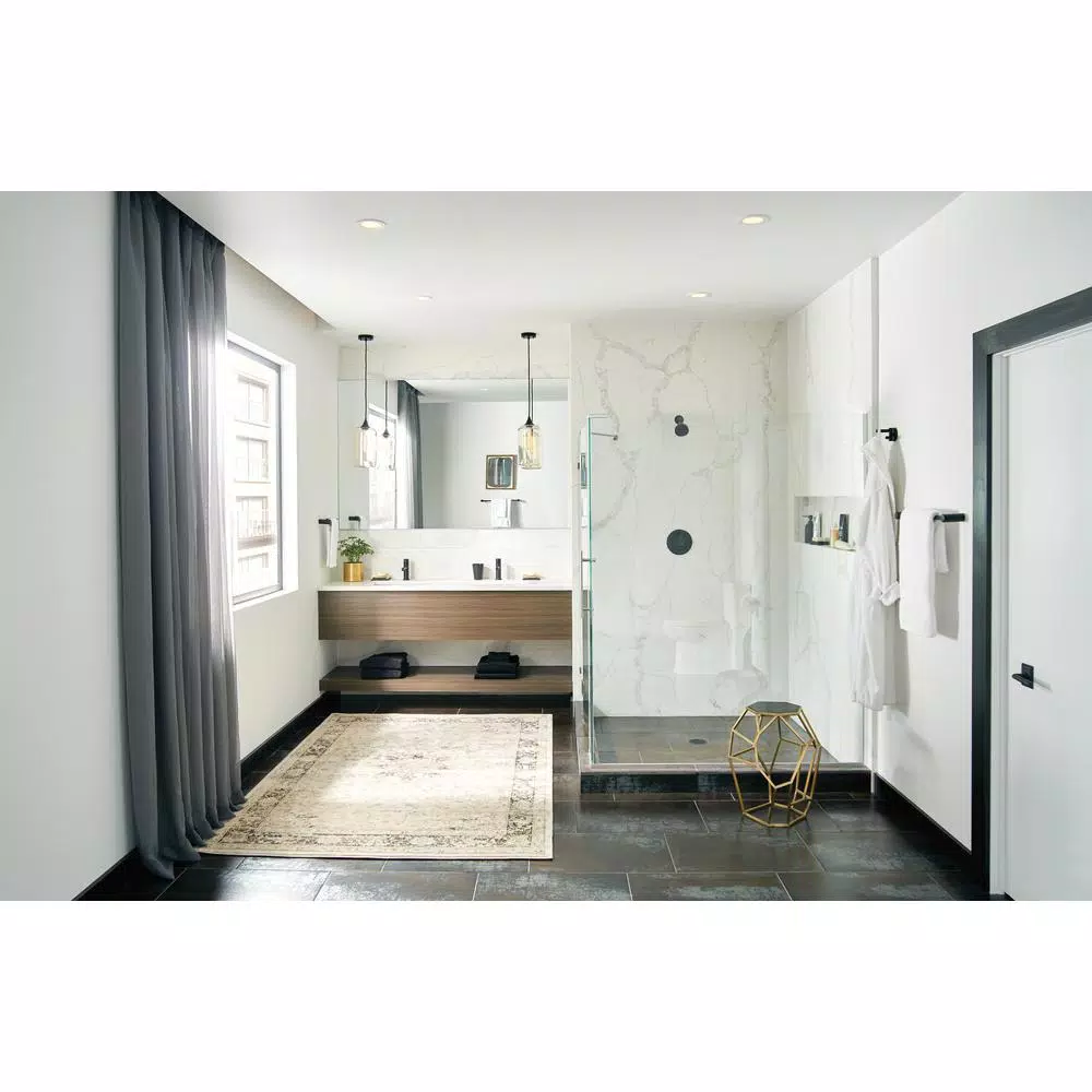 Moen Align 18 in. Single Towel Bar, Matte Black
