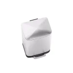 Innovaze 1.6 Gal. Brushed Stainless Steel Rectangular Step-On Trash Can with Fingerprint-Free Finish thumbnail 6