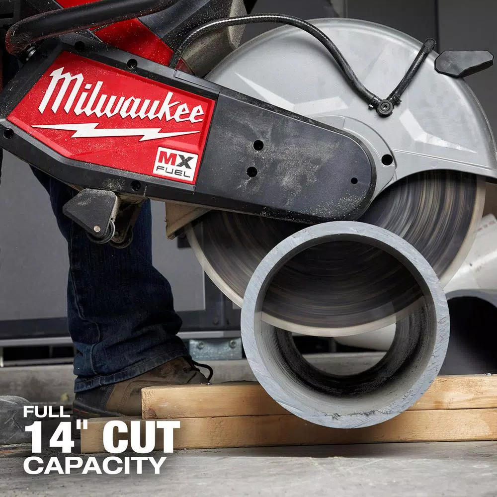 Milwaukee MX FUEL 14 in. Cordless Cut-Off Saw Kit with (2) Batteries and Charger