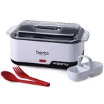 Presto Electric Bento Box Steamer & Ramen Noodle Cooker, 1.75 Cup, White thumbnail 1