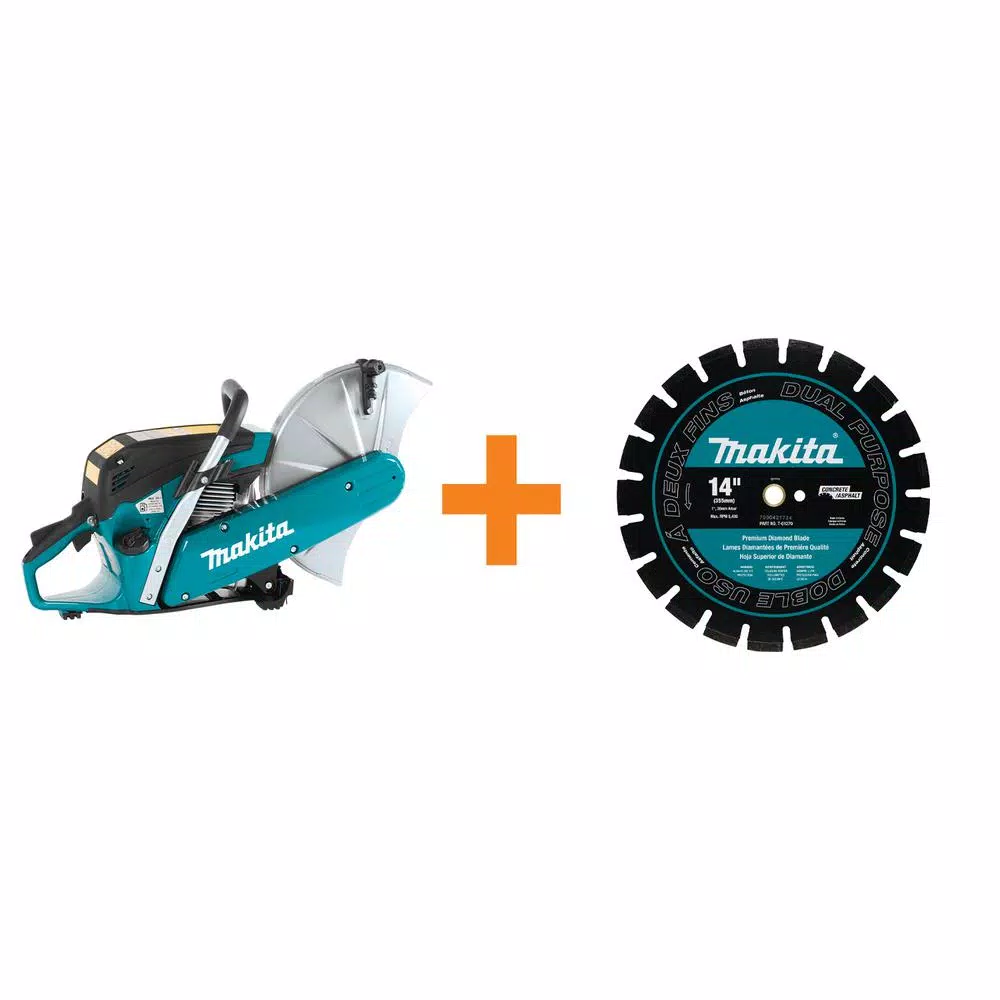 Makita 14 in. 61cc Gas Power Cutter with Bonus Diamond Blade - EK6101