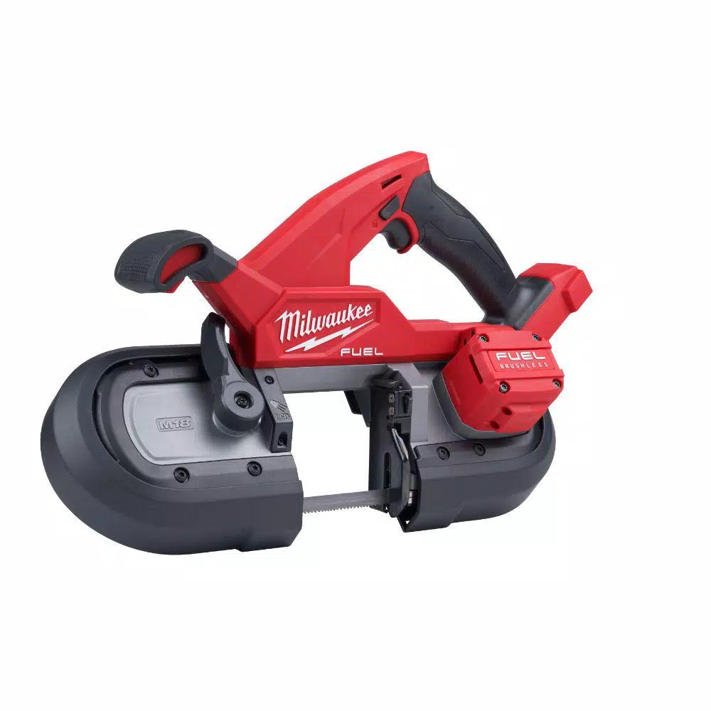 Milwaukee M18 FUEL 18V Compact Dual-Trigger Brushless Cordless Band Saw Kit with Two 3.0 Ah Batteries