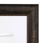 Kate and Laurel Aldridge 11 x 14 Bronze Picture Frame Set of 2 with 8 x 10 White Mat thumbnail 4