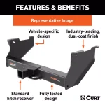 CURT Class 5 Trailer Hitch for Chevrolet Silverado & GMC Sierra - 18,000 lbs GTW thumbnail 7