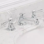 Water Creation Century Classic 8 in. Widespread Bathroom Faucet, Triple Plated Chrome with Pop-Up Drain thumbnail 2