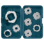 Bosch RA1128 8-Piece Router Template Guide Set with Carrying Case thumbnail 1