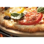 Outset 13 in. Round Cordierite Pizza Grill Stone thumbnail 4