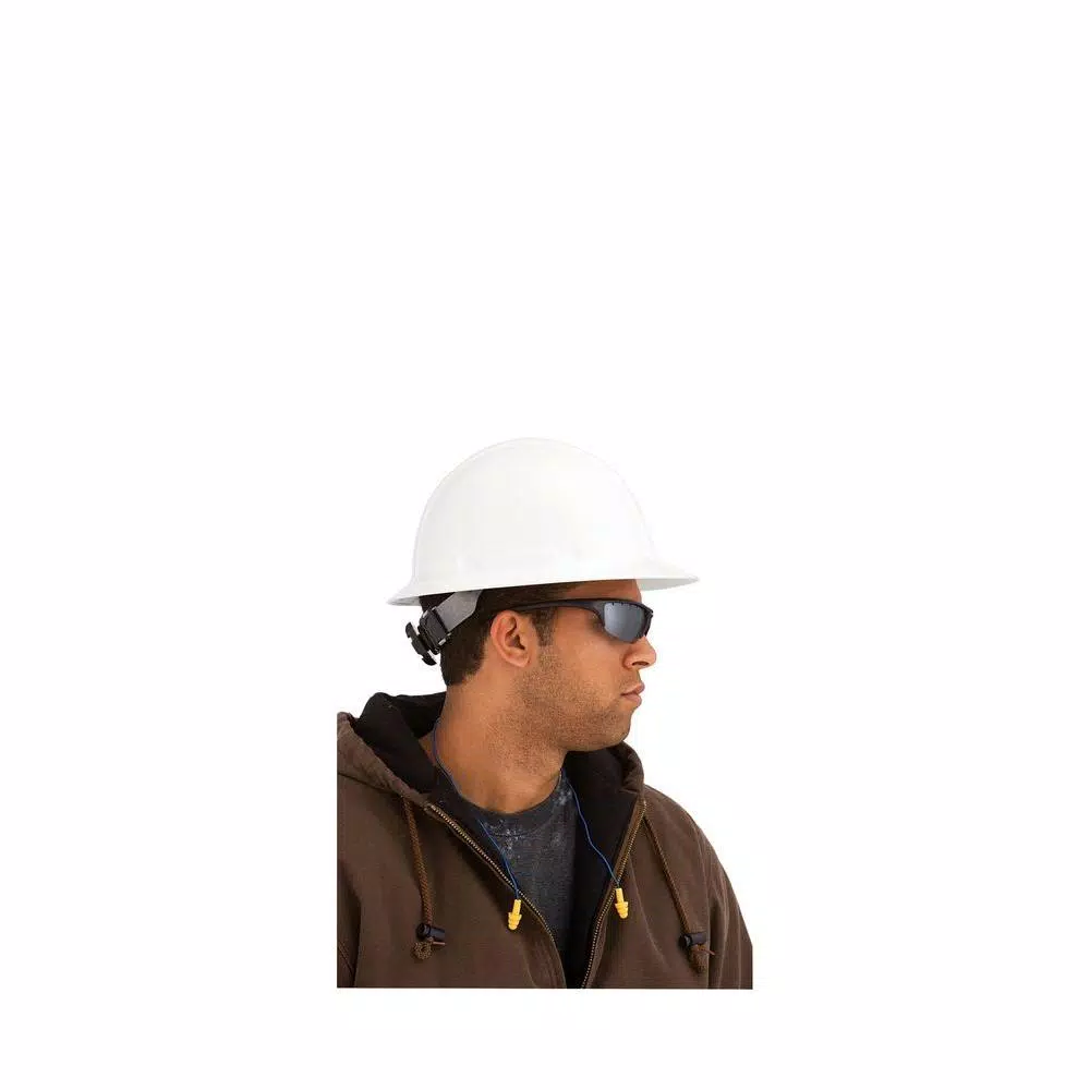 3M White Full Brim Non-Vented Hard Hat with Ratchet Adjustment, Case of 6