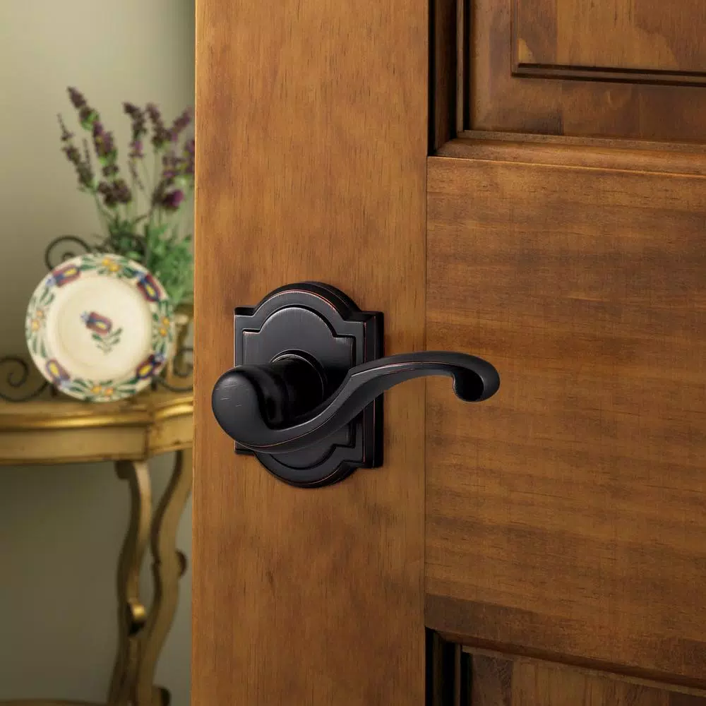 Baldwin Prestige Madrina Venetian Bronze Universal Passage Door Lever