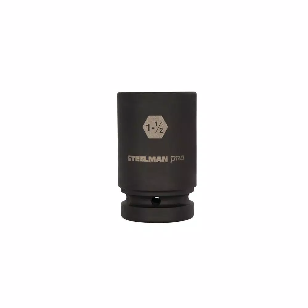 Steelman PRO 79388 1 in. Drive 1-1/2 in. 6-Point Deep Impact Socket