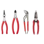 Milwaukee 4-Piece Electrician Pliers Kit, Professional Hand Tool Set thumbnail 1
