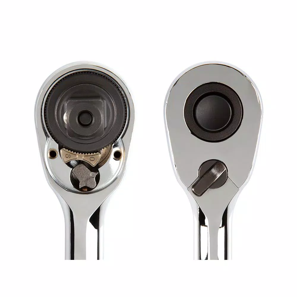 Tekton 1/2 in. Drive x 10.5 in. Quick-Release Ratchet, 90-Tooth Ultra-Compact Design