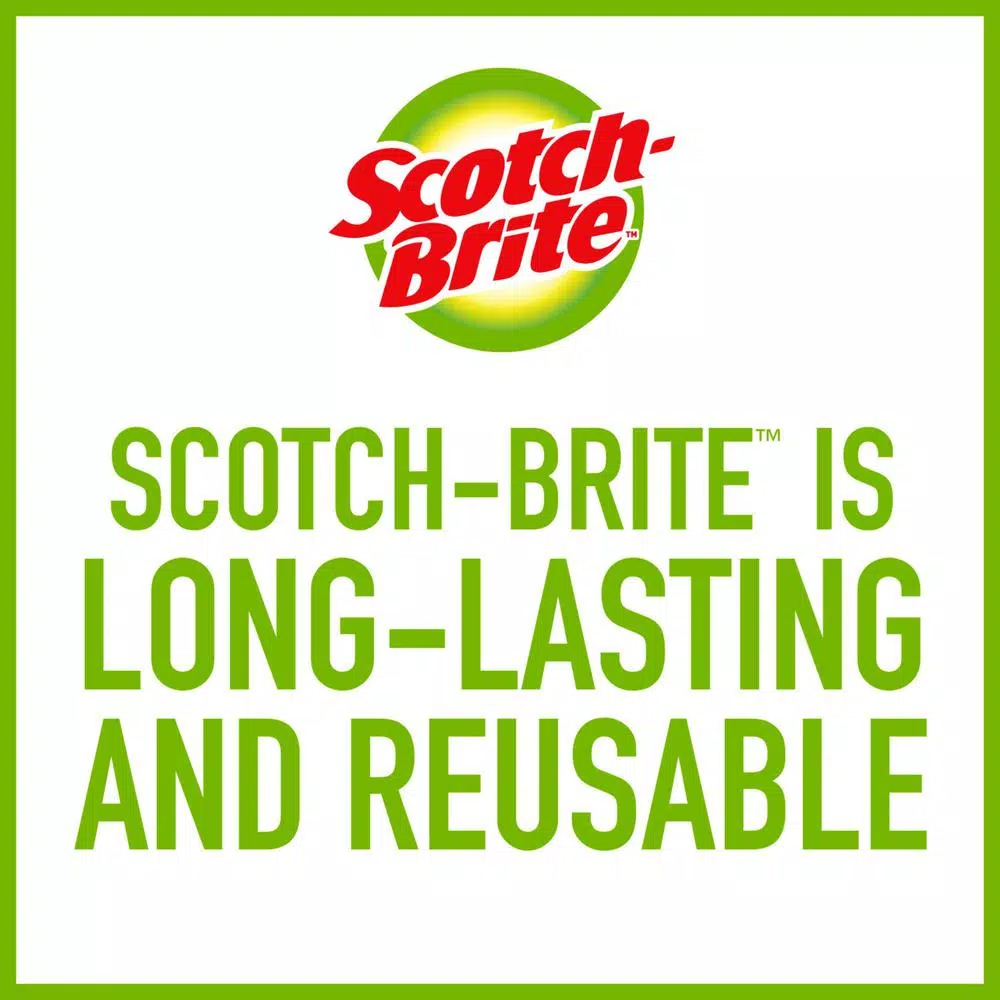 Scotch-Brite 2.8 in. Copper Coated Scouring Pads, 3-Pack