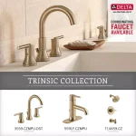 Delta Trinsic 30 in. Single Towel Bar, Champagne Bronze thumbnail 6