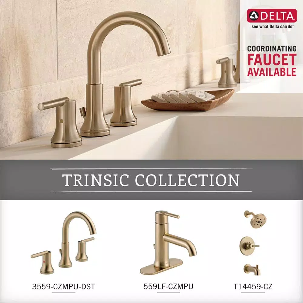 Delta Trinsic 30 in. Single Towel Bar, Champagne Bronze