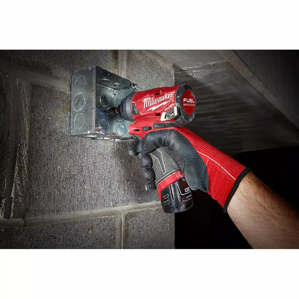 Milwaukee M12 FUEL 12V Lithium-Ion Brushless Hackzall and Impact Driver 2-Tool Combo Kit