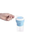 Geek Chef 10 oz. Portable Juicer Blender, Blue Personal Shaker with Magnetic Charging thumbnail 5