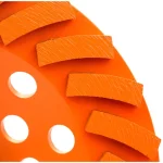 RIDGID 7 in. 24-Segment Turbo Diamond Cup Grinding Wheel thumbnail 2