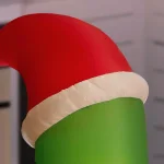 Home Accents Holiday 12 ft. Giant Airblown Inflatable Christmas Cactus with LED Lights thumbnail 4