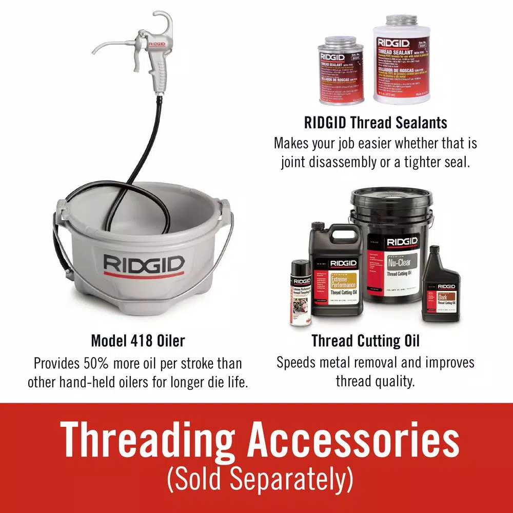 RIDGID 1 in. OO-R NPT Right-Hand 11-1/2 TPI Alloy Die Head