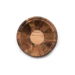 Ironwood Gourmet Large Salinas Acacia Wood Salad Bowl, 12-inch Round Serving Bowl thumbnail 3