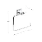 Franklin Brass Maxted 3-Piece Polished Chrome Bath Hardware Set thumbnail 8