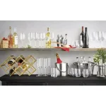 Unbranded Stainless Steel Oval Beverage Tub with Built-in Handles, Hammered and Polished Finish thumbnail 2