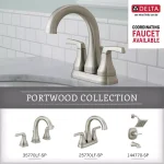 Delta Portwood 6 in. Double Hand Towel Bar in SpotShield Brushed Nickel thumbnail 5