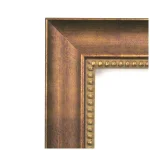 Amanti Art Manhattan 24 in. Square Bronze Wood Framed Beveled Edge Bathroom Vanity Mirror thumbnail 3