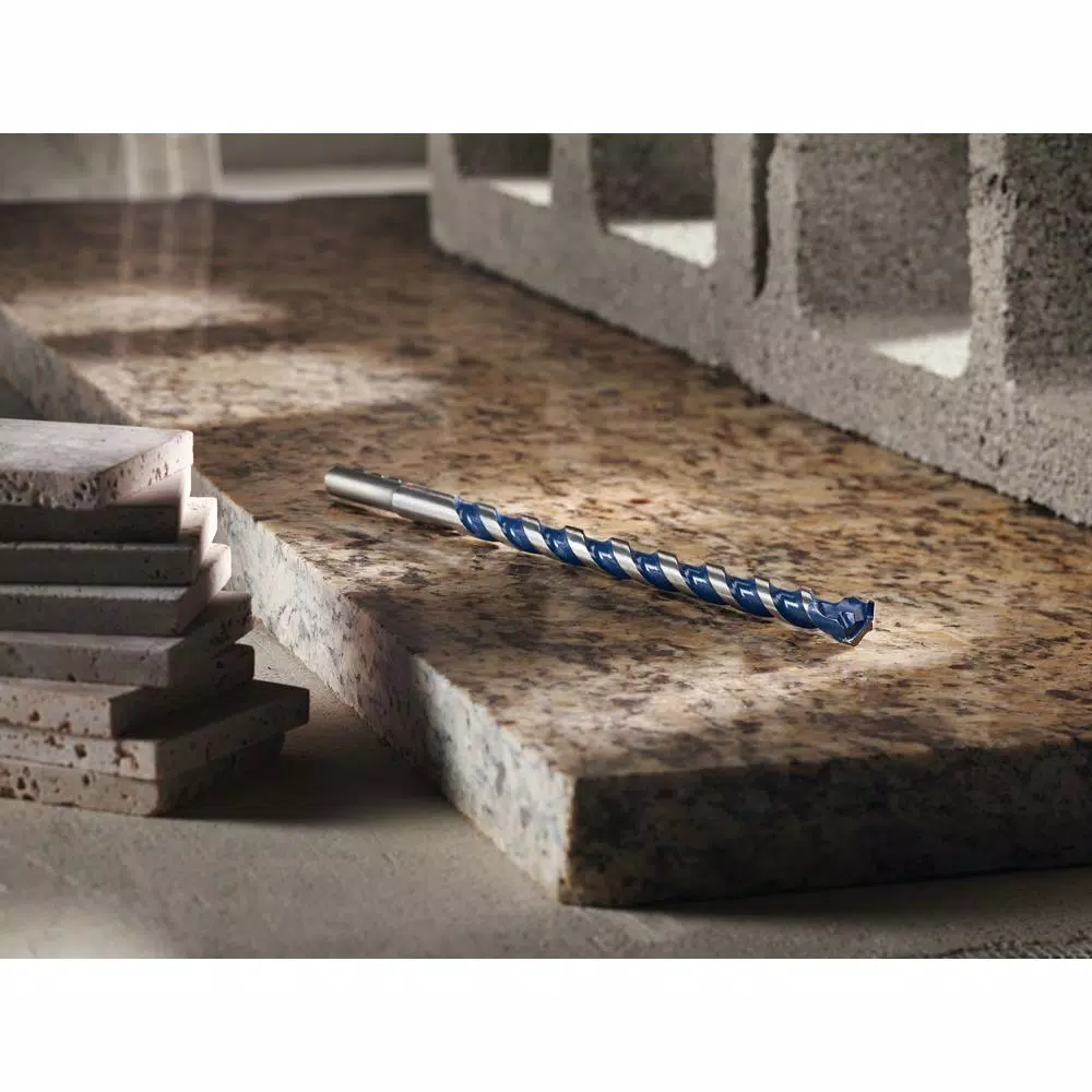 Bosch BlueGranite Turbo Carbide Hex Shank Masonry Drill Bit, 1/8 in. x 3 in.