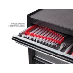 TEKTON 11-Tool Store-and-Go Wrench Rack Keeper, Red thumbnail 8