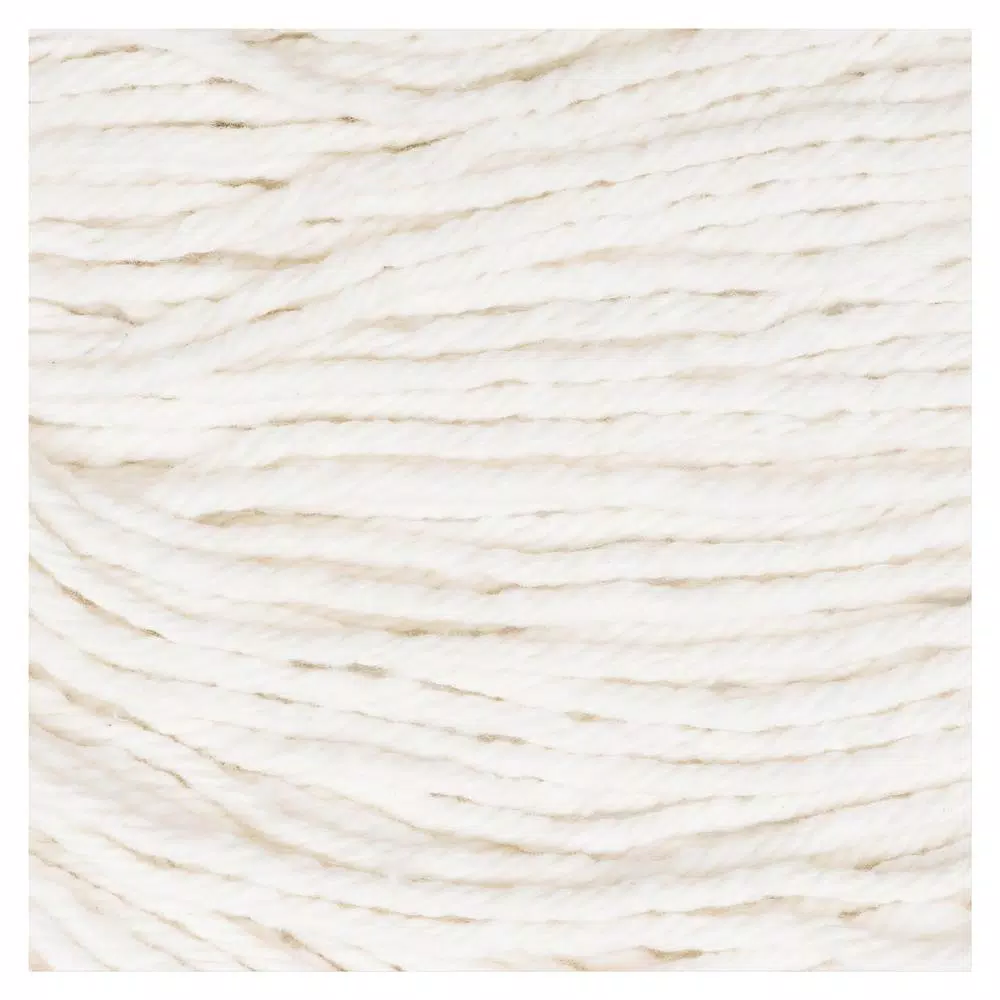 Boardwalk Super Loop Medium Wet Mop Head, 4-Ply Cotton/Synthetic Blend, White, 12/Carton