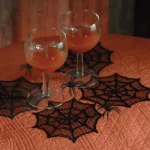 Heritage Lace Spider Web Black Doilies, 6 in. (Set of 6) thumbnail 3