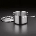 Cuisinart Chef's Classic 3 Qt. Stainless Steel Saucepan with Glass Lid thumbnail 2